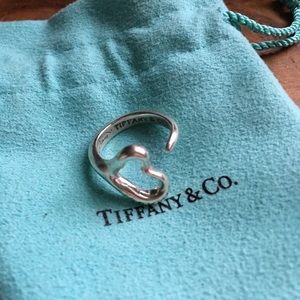 Tiffany elsa peretti open heart ring